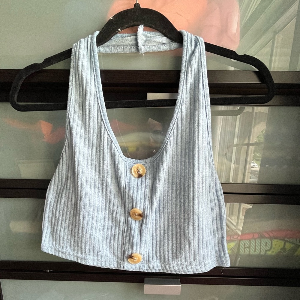 SHEIN halter crop top
